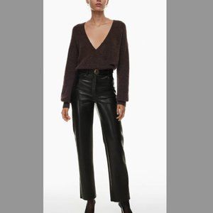 Aritzia Wilfred The Melina™ Pant High-waisted Vegan Leather pants